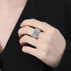 8.0mm 2-Carat Men's Ring - 6.4g, Refined Design