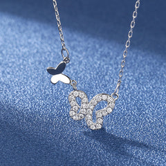 Women's Fashion Butterfly Moissanite Necklace