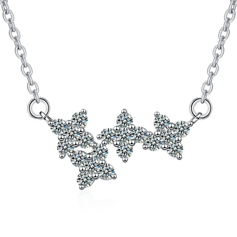 Elegant Star Simple Moissanite Women's Necklace