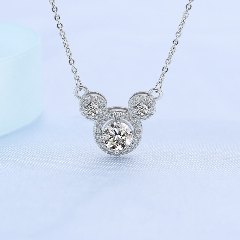 Women's Elegant Moissanite Necklace