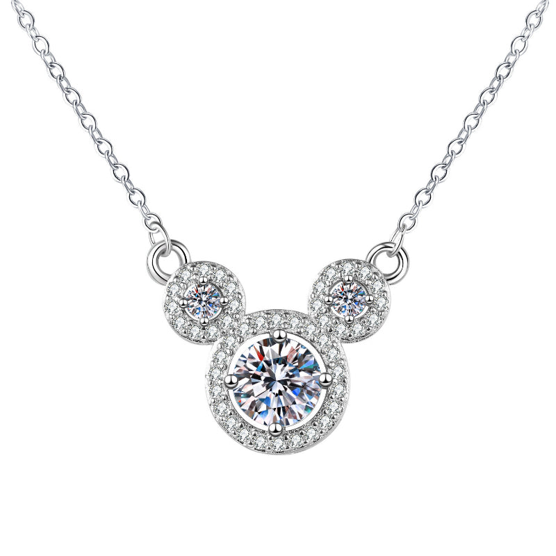 Women's Elegant Moissanite Necklace